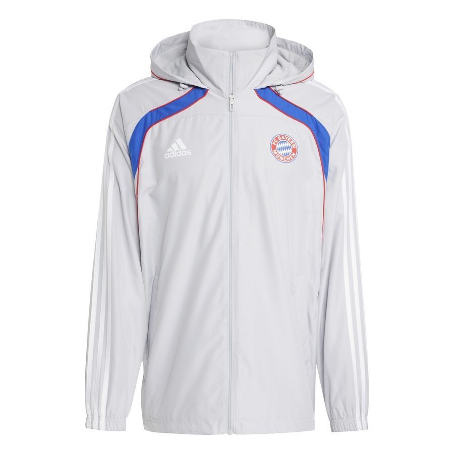 Bayern München Windbreaker Urban Purist - Grey - Men's-SoccerKits Hub | Buy Soccer Jerseys Online